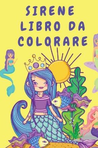 Cover of Sirene libro da colorare