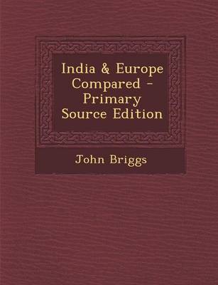 Book cover for India & Europe Compared