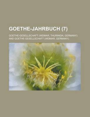 Book cover for Goethe-Jahrbuch (7)