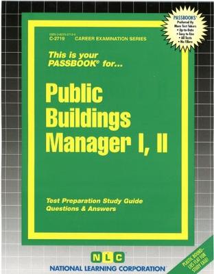 Book cover for Public Buildings Manager I, II