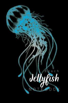 Book cover for beach jellyfish Notebook