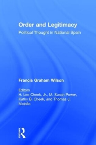 Cover of Order and Legitimacy