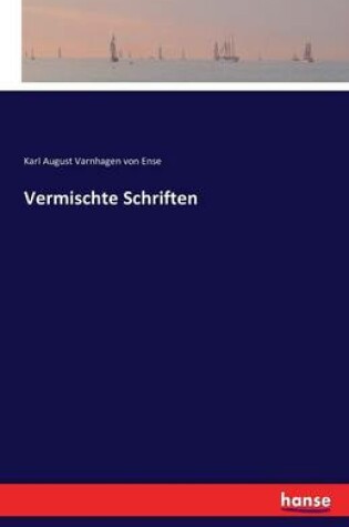 Cover of Vermischte Schriften