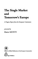 Book cover for The Single Market and Tomorrow's Europe