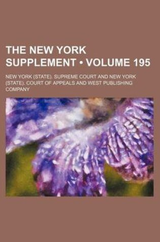 Cover of The New York Supplement (Volume 195)
