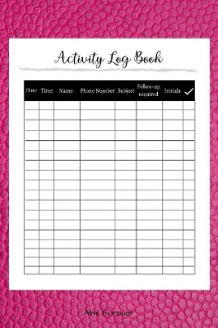 Cover of Activity Log Book