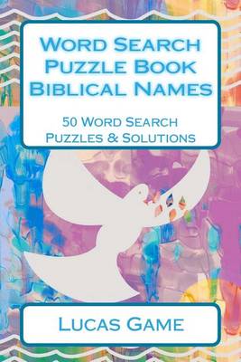 Book cover for Word Search Puzzle Book Biblical Names