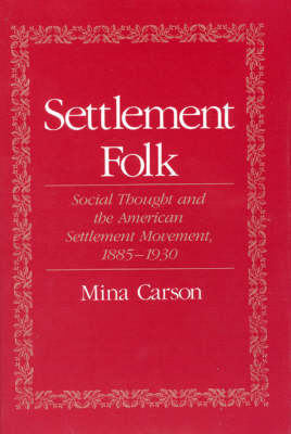 Book cover for Settlement Folk