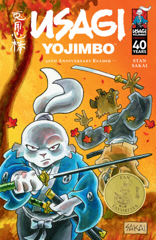 Book cover for Usagi Yojimbo: 40th Anniversary Reader