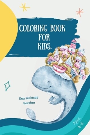 Cover of Big coloring book with sea animals