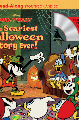 Cover of Disney Mickey Mouse: The Scariest Halloween Story Ever! ReadAlong Storybook and CD
