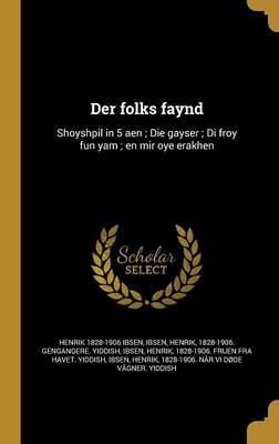 Book cover for Der Folks Faynd