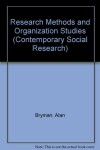 Book cover for Research Methods and Organization Studies