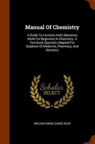Cover of Manual of Chemistry