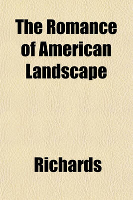 Book cover for The Romance of American Landscape