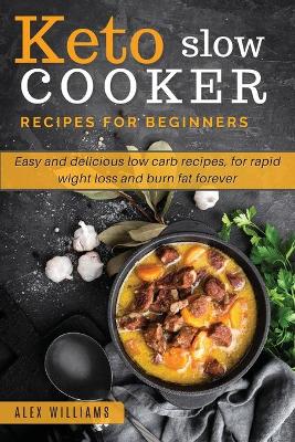 Book cover for Keto slow cooker recipes for beginners