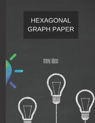 Book cover for hexagonal graph paper many ideas
