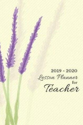 Cover of 2019-2020 Lesson Planner for Teacher