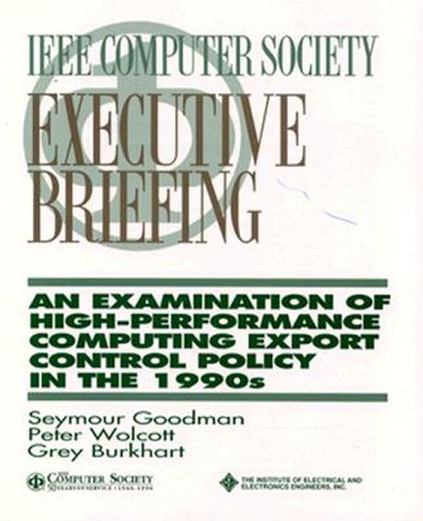 Book cover for Examination of High-Performance Computing Export Control Policy in the 1990s