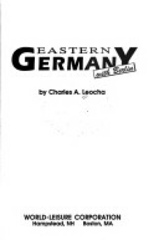 Cover of Eastern Germany (with Berlin)