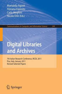 Cover of Digital Libraries and Archives