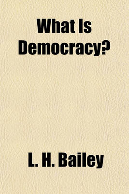 Book cover for What Is Democracy?