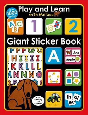 Book cover for Play and Learn with Wallace: Giant Sticker Book