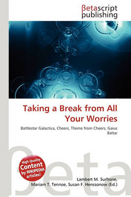 Book cover for Taking a Break from All Your Worries