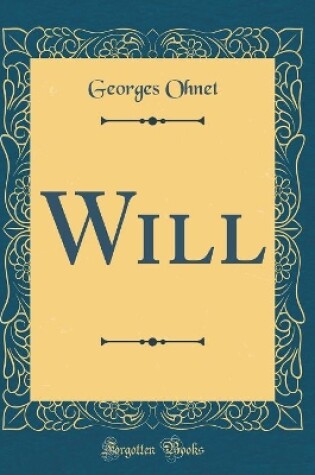 Cover of Will (Classic Reprint)