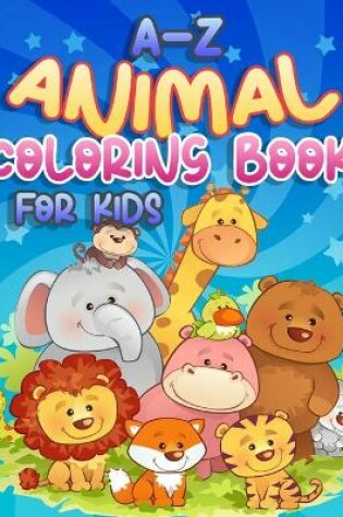 Cover of A-Z Animal Coloring Book for Kids