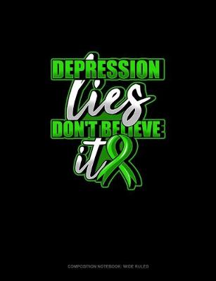 Book cover for Depression Lies Don't Believe It