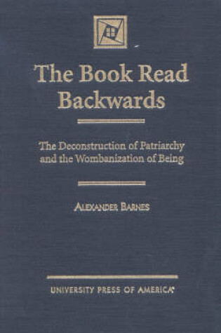 Cover of The Book Read Backwards