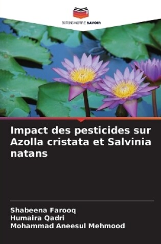 Cover of Impact des pesticides sur Azolla cristata et Salvinia natans