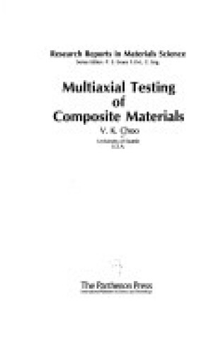 Cover of Compounding Stress Intensity Factors