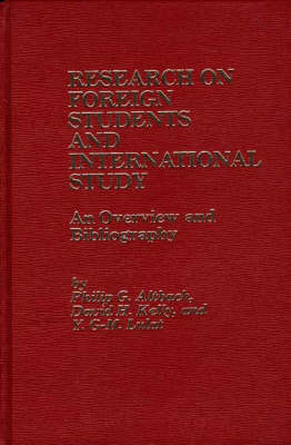 Book cover for Bibliography of Foreign Students and International Study