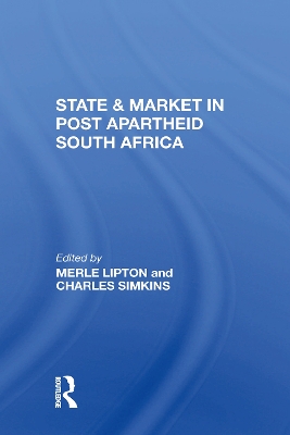 Book cover for State And Market In Postapartheid South Africa