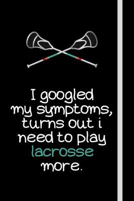 Book cover for I googled my symptoms, turns out i need to play lacrosse more.