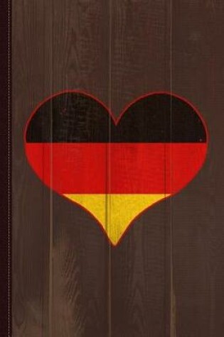 Cover of I Love Germany Flag Journal Notebook