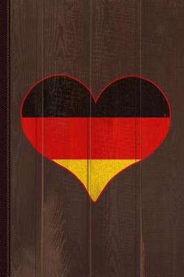 Book cover for I Love Germany Flag Journal Notebook