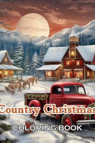 Cover of Country Christmas Coloring Book