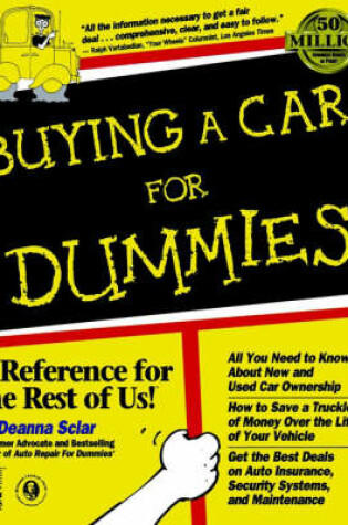 Cover of Buying a Car For Dummies