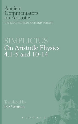 Book cover for On Aristotle "Physics 4, 1-5 and 10-14"