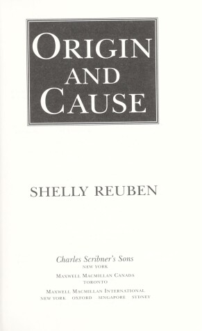 Book cover for Origin and Cause