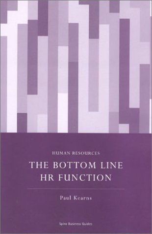 Book cover for The Bottom Line HR Function