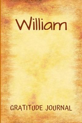 Book cover for William Gratitude Journal
