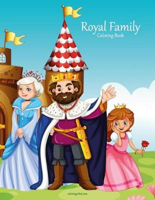 Book cover for Royal Family Coloring Book 1