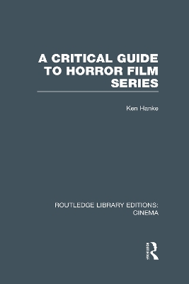 Cover of A Critical Guide to Horror Film Series