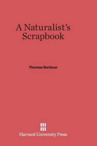 Cover of A Naturalist's Scrapbook