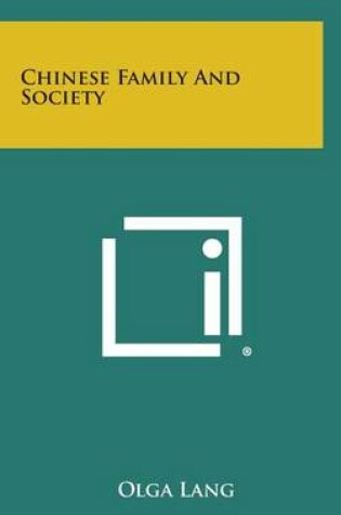 Cover of Chinese Family and Society