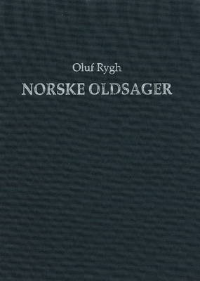 Book cover for Norske Oldsager